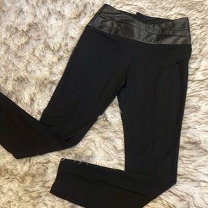 Bebe faux leather waisted leggings - SZ Med